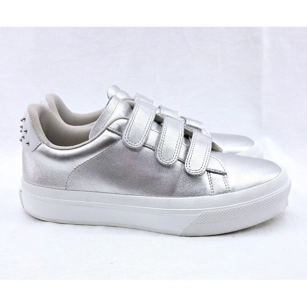 JSlides Gennie Silver Sneaker - Size 9